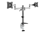 LOGILINK BP0077 Dual aluminum monitor desk mount
