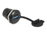 Delock Kl&otilde;mpsumoodul - USB 3.2 Gen 1 Kaitsetouga - 1 USB-pistik - Must