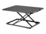 DIGITUS Black Standing Desk Converter Workspace