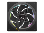 Gembird Fan 1-kobalt Must 120 mm
