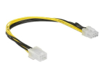 Delock Power Supply Adapter 30cm must kollane