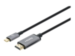 Manhattan USB-C kuni HDMI kaabel, 4K@30Hz, 2m, must, isane-isane, kolme aasta garantii, polybag videoadapterikaabel 2m must