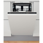 Whirlpool WSIP 4O33 PFE sisseehitatud n&otilde;udepesumasin 43dB must
