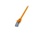 LogiLink PrimeLine CAT 6a SFTP, PiMF 0.25m Paeto Kaabel Oranž