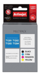 Activejet AEB-1285N Multipakk Tint (Epson T1281, T1282, T1283, T1284 asendus; Supreme; 1 x 15 ml, 3 x 13 ml; must, magenta, ts&uuml;aan, kollane)