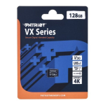 Patriot Memory VX Series 128 MicroSDXC UHS-I Class 10 M&auml;lukaart