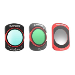 Sunnylife filtrikomplekt Osmo Pocket 4/Pocket 3 jaoks: VND2-32, CPL, MCUV, Black Mist 1/4
