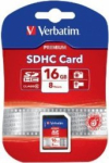 Verbatim SDHC 16GB Class 10 m&auml;lukaart