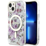 Guess GUHMP14MHCFWST Lilleline MagSafe k&otilde;va &uuml;mbris iPhone 14 Plus / 15 Plus jaoks 6.7