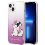 Karl Lagerfeld KLHCP14MCFNRCPI k&otilde;va &uuml;mbris iPhone 14 Plus / 15 Plus 6,7" jaoks / roosa