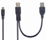 Gembird CCP-USB22-AM5P-3 USB 2.0 kaabel USB A mees kuni Mini USB mees 0.9m / must