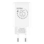 OBAL:ME GaN seinaklaver USB-A + 2x USB-C 65W / valge