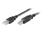 goobay USB-kaabel 3m Must
