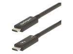 StarTech.com 6ft (2m) Aktiivne Thunderbolt 4 Kaabel, 40Gbps, 100W PD, 4K/8K, Intel Sertifitseeritud, &Uuml;hilduv Thunderbolt 3/USB 3.2/DisplayPort (A40...