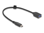 Delock USB Type-C kaabel 25cm must