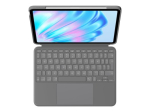 Logitech Combo Touch klaviatuur ja foliokorpuse komplekt, 16-tasemeline kaabel, &Uuml;K