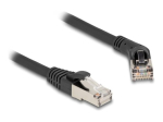 DeLOCK CAT 6a S/FTP 1m Patch Kaabel Must