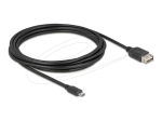 Delock USB kaabel 3m must