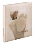 Hama Baby Feel Fotoalbum ja Lehekaitse Liiv 300 Lehte 10 x 15 Sidumisraamatud