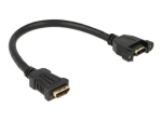 Delock Paigaldatav HDMI kaabel 25cm must