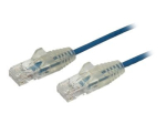 StarTech.com 3m CAT6 kaabel - sinine Slim CAT6 patch kaabel - snagless - LSZH CAT 6