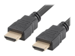 Langberg 50cm HDMI kaabel Ethernetiga, must