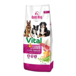 GOLD DOG Premium Vital lamb and rice - kuiv koeratoit - 12kg
