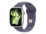 Apple Watch Series 11 GPS + Cellular 42mm H&otilde;bedane alumiiniumkorpus lilla ujuva spordirihmaga - M/L Apple
