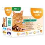 IAMS Delights Land & Sea Collection želees kastis - 12x85g m&auml;rgkassitoit