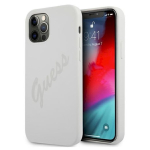 Guess GUHCP12LLSVSCR Script Vintage k&otilde;va &uuml;mbris iPhone 12 Pro Max 6,7" / kreem