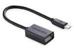 UGREEN 10396 USB 2.0 Kaabel USB A kuni Micro-USB B 0.12 m 0.48 Gbit/s / must
