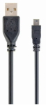 Gembird CCP-USB2-AM5P-1 USB 2.0 kaabel USB A kuni Mini USB 0.3m / must
