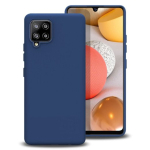 Mocco vedelik silikoon pehme tagumise kaitseklaasi Samsung Galaxy A42 5G sinine