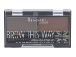 Rimmel London Brow This Way kulmude komplekt ja palett 2,4g