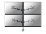 Neomounts FPMA-D935D4 kinnituskomplekt 4 LCD-ekraanile 10-27