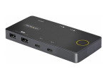 StarTech.com 2-Port USB-C KVM L&uuml;liti, &Uuml;ks-4K 60Hz HDMI Monitor, Kaks-100W Power Delivery L&auml;bilaskva Porti, Buss Toidetud, USB Type-C/USB4/Thunde