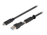 Prokord USB Type-C kaabel 1m must