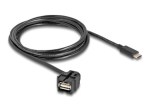 Delock USB Type-C Kaabel 1,5m Must