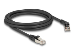 DeLOCK CAT 6a S/FTP 2m Patch Kaabel Must
