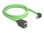 DeLOCK CAT 6a SF/UTP 1m Paasukepp Roheline