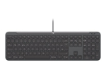 Logitech Signature Slim juhtmega K620 ettev&otilde;ttele klaviatuur saksa keele kaabel