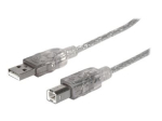 Manhattan USB 2.0 kaabel 1.8m h&otilde;bedane