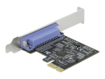 DeLock PCI Express kaart 1 x Parallel IEEE1284 Parallel adapter PCI Express 2.0 x1 1,5Mbps