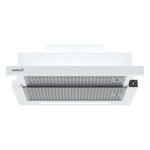 CATA Hood CAMPANA TFH 6830 GWH Teleskoopiline Energiaklass A+++ Laius 60 cm 795 m&sup3;/h Puutejuhtimine LED Valge