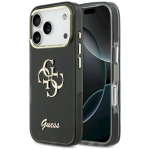 Guess IML 4G Script Metal &uuml;ksus iPhone 17 Pro jaoks / must