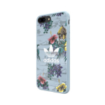 Adidas Floral Case silikoonkott Apple iPhone X / XS jaoks sinine