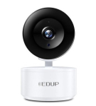 EDUP EH-2048P17 V2 Nutikas Kodu IP Kaamera Wi-Fi / PTZ 350&deg; / 2K H.264 / microSD / Audio / IR WDR / USB-C