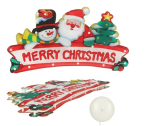 RoGer LED-tuled j&otilde;ulukaunistus "Merry Christmas" 45cm