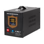 KEMOT PROsinus-1000 UPS: pure sine wave inverter with 12V charging, 230V, 1000VA/700W &ndash; black