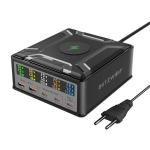 Blitzwolf BW-S28 260W, 2xUSB-A, 3xUSB-C, 15W juhtmevaba laadija (must)